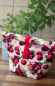 Preview: Canvas - Matteo - Himbeeren - Leinenoptik - Taschen - Kissen - Baumwolle